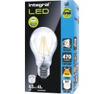 Integral LED Bulb E27 4.2W 2700K warm white 470 lumen