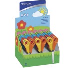 Westcott ciseaux d'enfant, ft 13 cm, inox, couleurs assorties, présentoir de 30 pièces