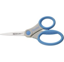 Westcott ciseaux Elite Microban 15,5 cm Softgrip, anneaux asymmétriques