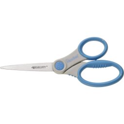 Westcott ciseaux Elite Microban 18 cm Softgrip, anneaux asymmétriques