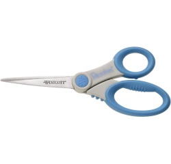 Ciseaux ambidextres bouts arrondis Westcott Microban Softgrip 21 cm