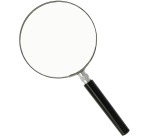 Westcott loupe, diamètre: 90 mm, grossit 3 fois, noir