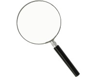 Westcott loupe, diamètre: 90 mm, grossit 3 fois, noir