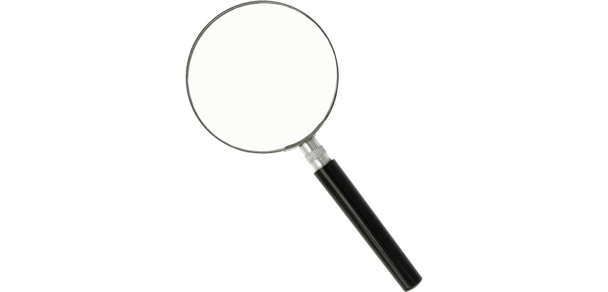 Westcott Lupe, Durchmesser: 75 mm, 2-fache Vergrößerung, schwarz