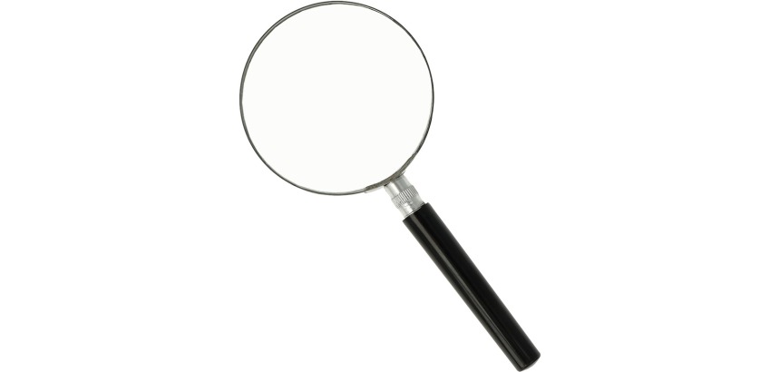 Westcott loupe, diamètre: 75 mm, grossit 2 fois, noir