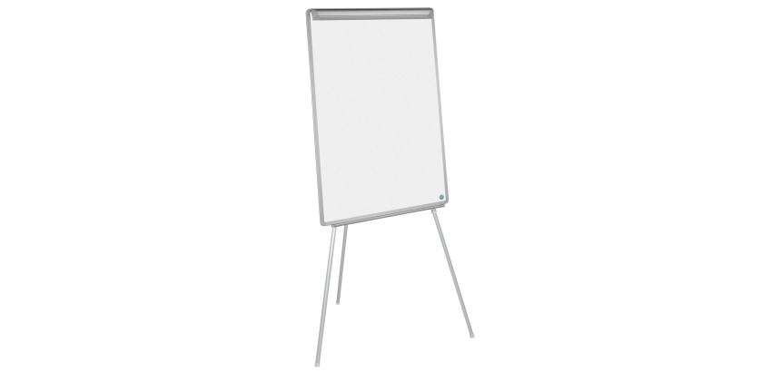Paperboard - Bi Office Earth white conference easel with tripod legs