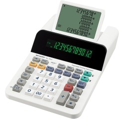 Sharp bureaurekenmachine EL-1501 papierloze printrekenmachine