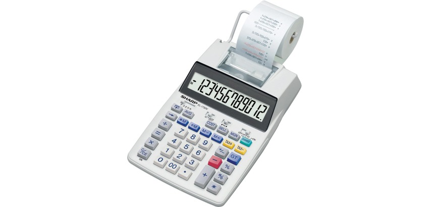 Sharp bureaurekenmachine EL-1750V