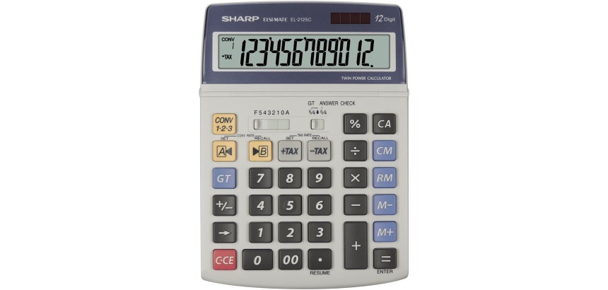 Sharp calculatrice de bureau EL2125C