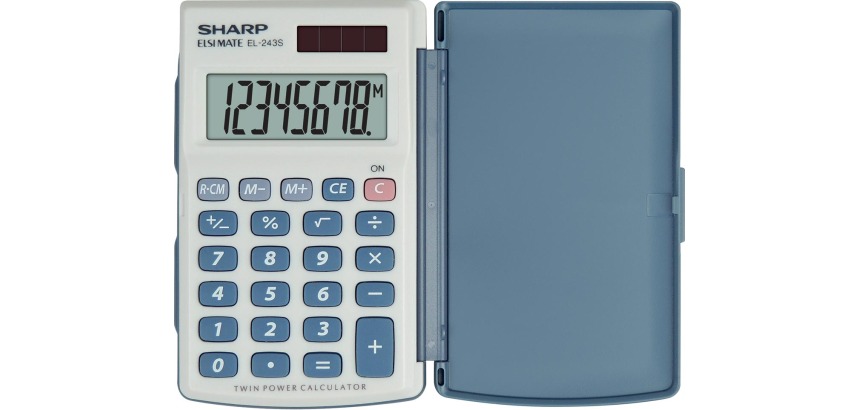 Sharp calculatrice de poche EL-243S