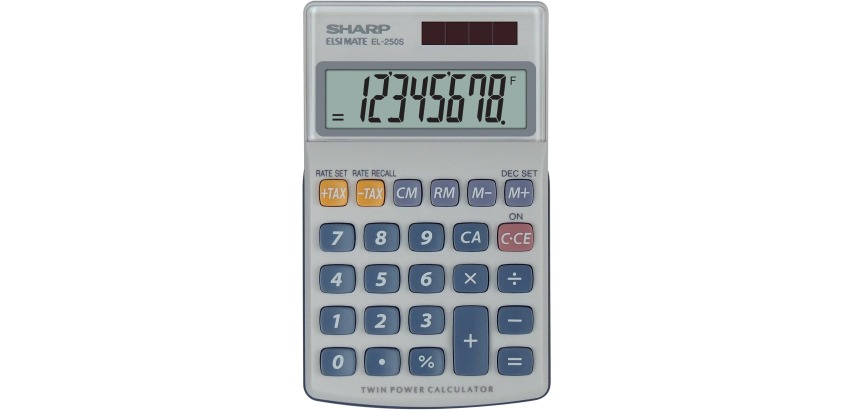 Sharp zakrekenmachine EL-250S
