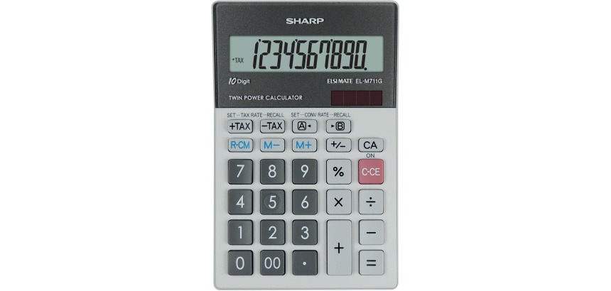Sharp bureaurekenmachine EL-M711GGY