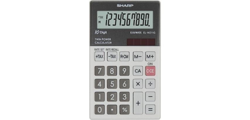 Sharp desktop calculator EL-W211GGY