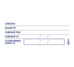 Avery food labels, size 98 x 40 mm, dispenser box of 300 labels, French