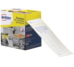 Avery food labels, size 98 x 40 mm, dispenser box of 300 labels, French