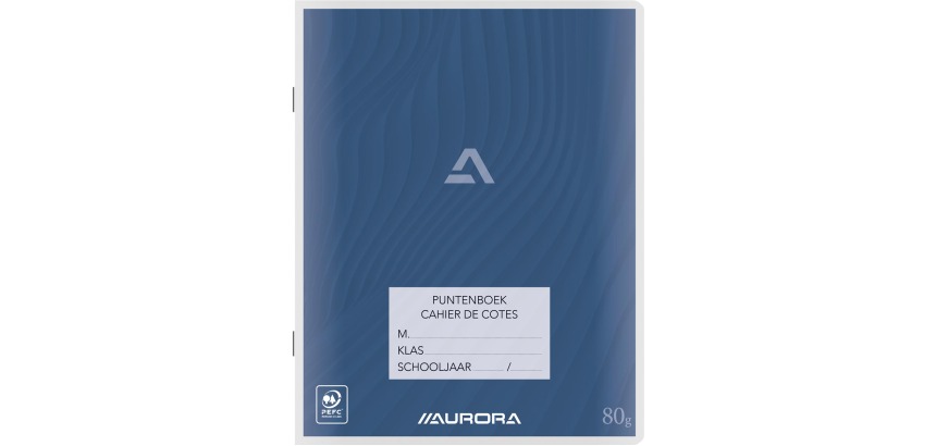 Aurora puntenboek ft 16,5 x 21 cm (schriftformaat)