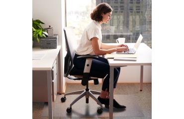 Floortex vloermat Cleartex Advantagemat, voor tapijt, rechthoekig, ft 90 x 120 cm