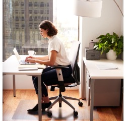 Floortex tapis de sol Cleartex Advantagemat, pour les surfaces dures, rectangulaire, ft 90 x 120 cm