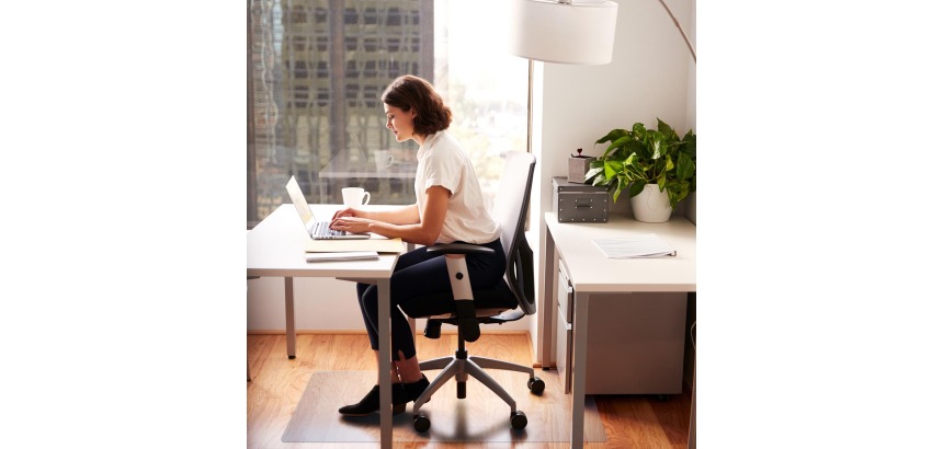 Floortex Bodenschutzmatte Cleartex Advantagemat, für harte Böden, rechteckig, 90 x 120 cm