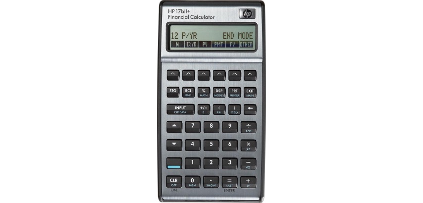 Calculatrice HP 17BII+ en néerlandais