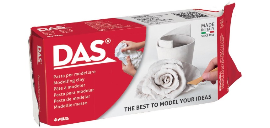 Pâte à modeler DAS auto-durcissante blanc 500g