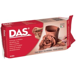 DAS self-hardening terracotta modeling clay 500g