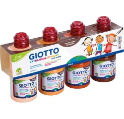 Giotto Extra Quality Skin Tones gouache, 250 ml, paquet de 4 flacons