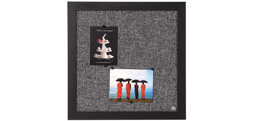 Bisilque Tableau d'affichage Black Shadow gris clair