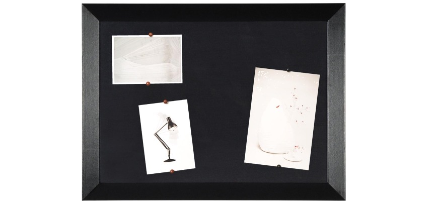 Bisilque Kamashi Notice Board with Black Frame