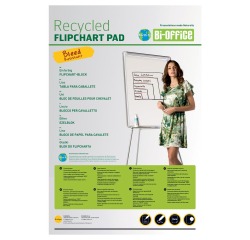 Bi-Office flipchartpapier Earth-it, ft 65 x 98 cm, blanco, pak van 50 blad