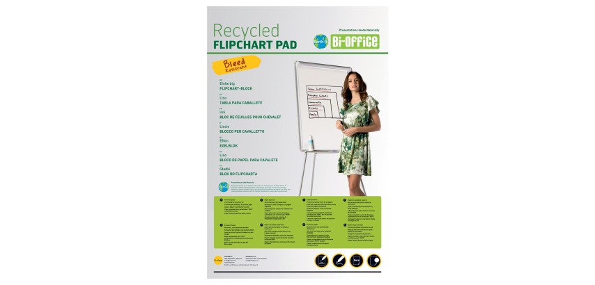 Bi-Office Conference Table Paper Pad