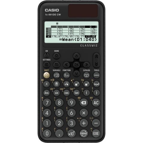 Casio wetenschappelijke rekenmachine FX-991DECW, Duitstalige versie