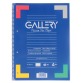 Gallery bloc de cours, reliure spirale, ligné, papier de 80 g/m², 4 trous