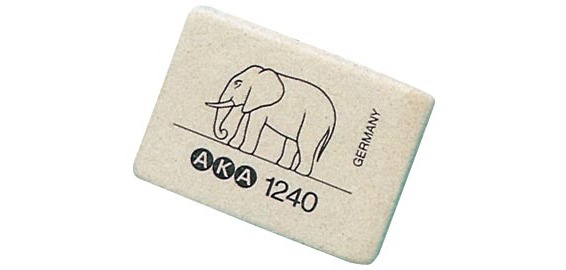 Aka Gummi Elefant mittleres Format, Schachtel mit 40 Stück