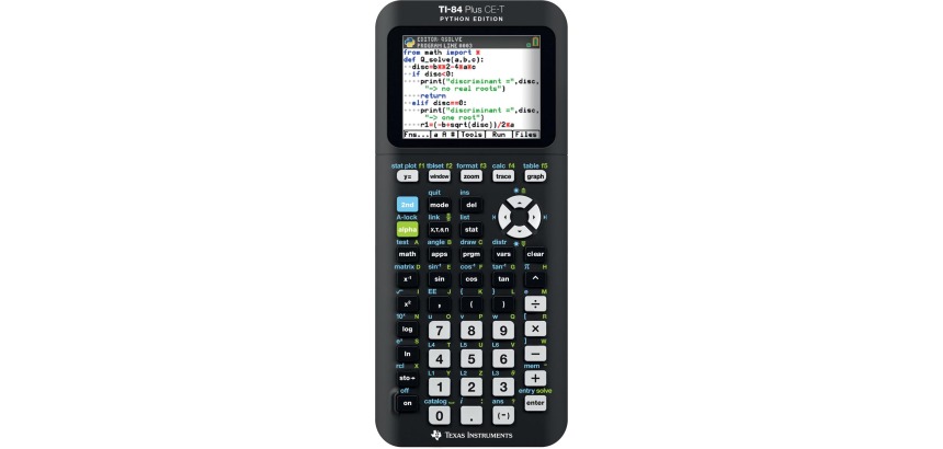 Calculatrice TI-84 Plus CE-T Edition Python