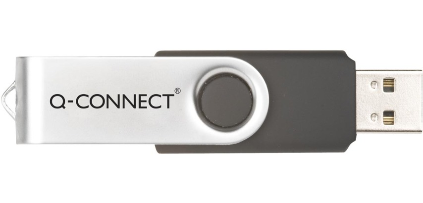 Q-CONNECT clé USB 2.0, noir, 64 Go