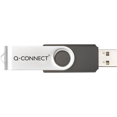 Q-CONNECT USB stick 2.0, zwart, 64 GB