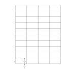 Q-CONNECT etiketten, wit, rechte hoeken, 48,5 x 25,4 mm, 100 vel, 40 etiketten per vel