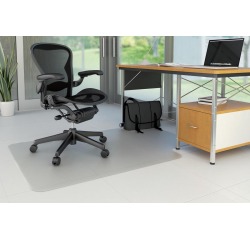 De_alfombrilla para suelo q-connect pvc protectora de suelos 900x1200 mm grosor 2 mm