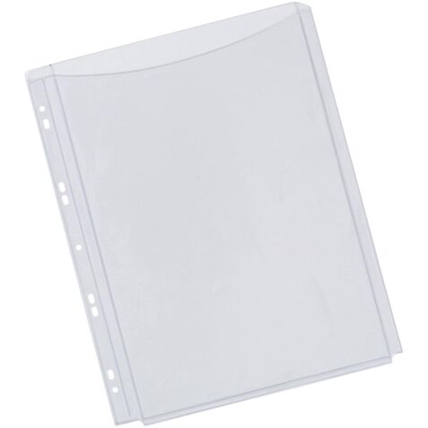 Q-CONNECT pochette perforée A4 perforation 11 trous PP transparent paquet de 5 pièces