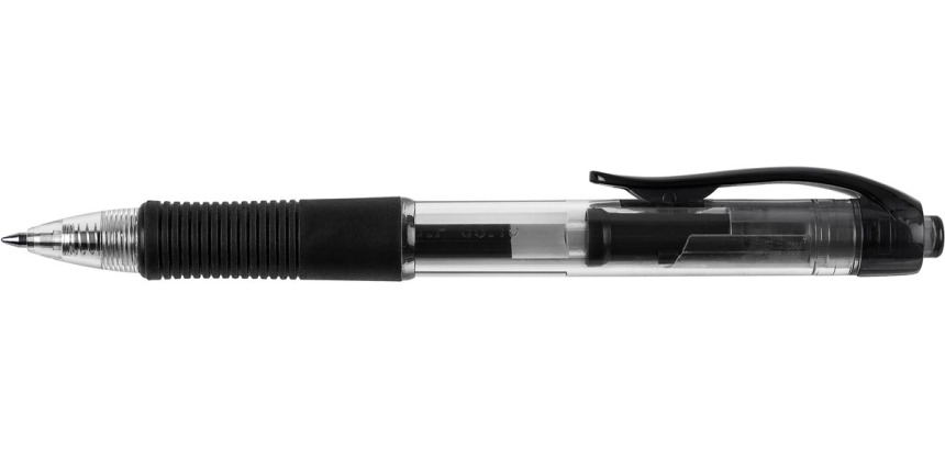 Q-CONNECT stylo bille, rétractable, 0,7 mm, pointe moyenne, noir