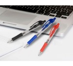 Q-CONNECT ballpoint pen, retractable, 0.7 mm, medium point, blue