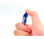 Q-CONNECT ballpoint pen, retractable, 0.7 mm, medium point, blue