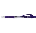 Q-CONNECT stylo bille, rétractable, 0,7 mm, pointe moyenne, bleu