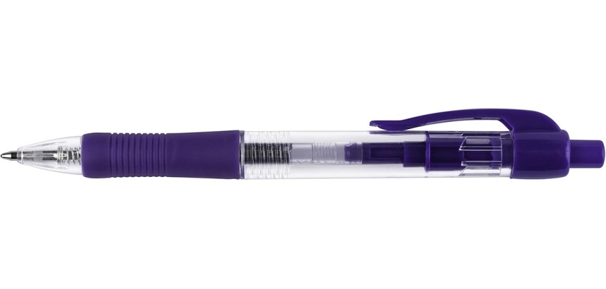 Q-CONNECT stylo bille, rétractable, 0,7 mm, pointe moyenne, bleu