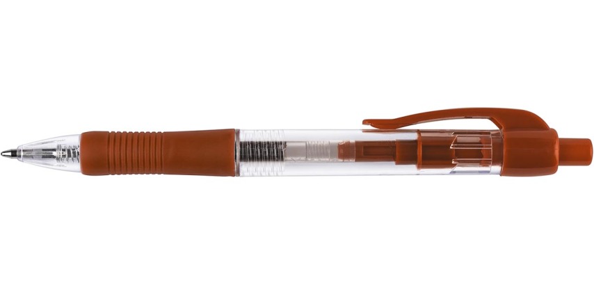 Q-CONNECT stylo bille, rétractable, 0,7 mm, pointe moyenne, rouge