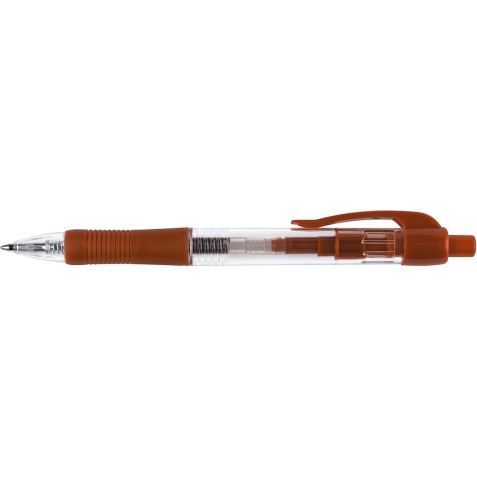 Q-CONNECT stylo bille, rétractable, 0,7 mm, pointe moyenne, rouge