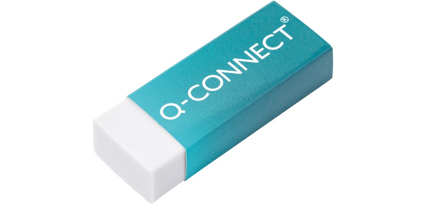 Q-CONNECT eraser, PVC-free, white