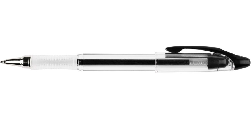 Q-CONNECT Delta stylo, 0,4 mm, pointe moyenne, noir