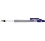 Q-CONNECT Delta stylo, 0,4 mm, pointe moyenne, bleu